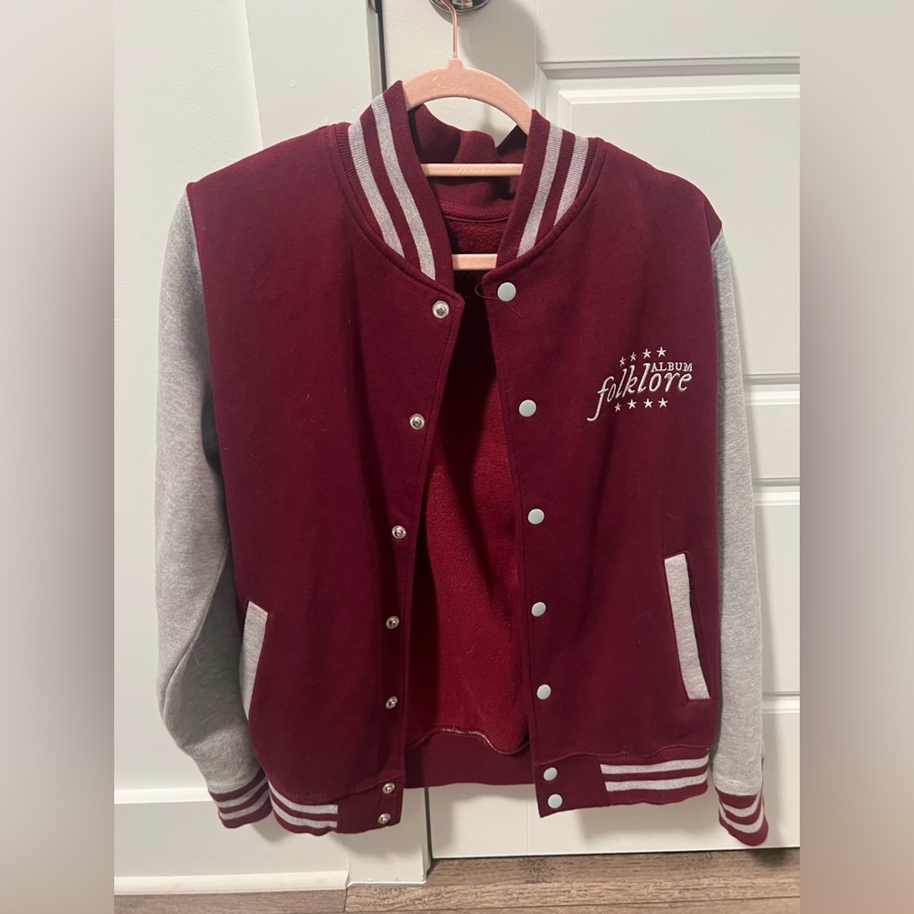 Taylor Swift Official Folklore Varsity Jacket